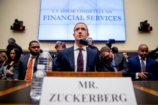 Diem - Mark Zuckerberg @ House Financial Services Committee -käsittely (AP Photo / Andrew Harnik)